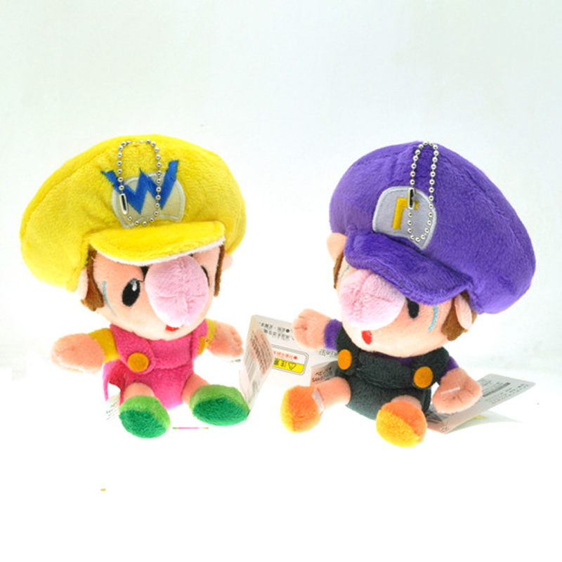 Wholesale-14cm Super Mario Bros Baby Wario Waluigi Plush ...