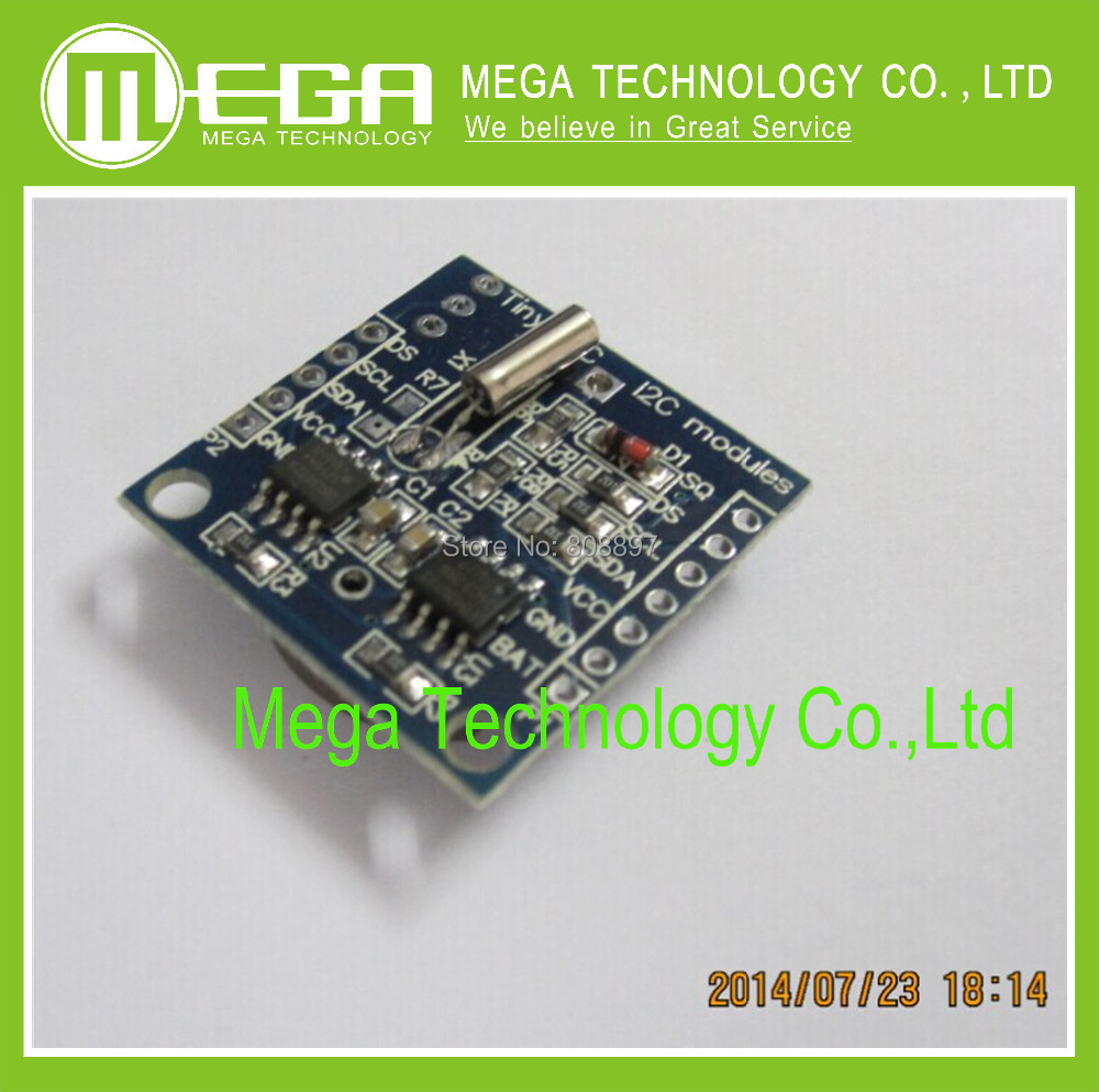 Tiny RTC I2C modules 24C32 memory DS1307 clock module (without battery) good quality low price