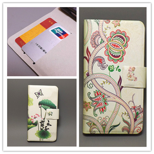 New Ultra thin Flower Flag vintage Flip Cover For Lenovo A859 cell phone case free shipping