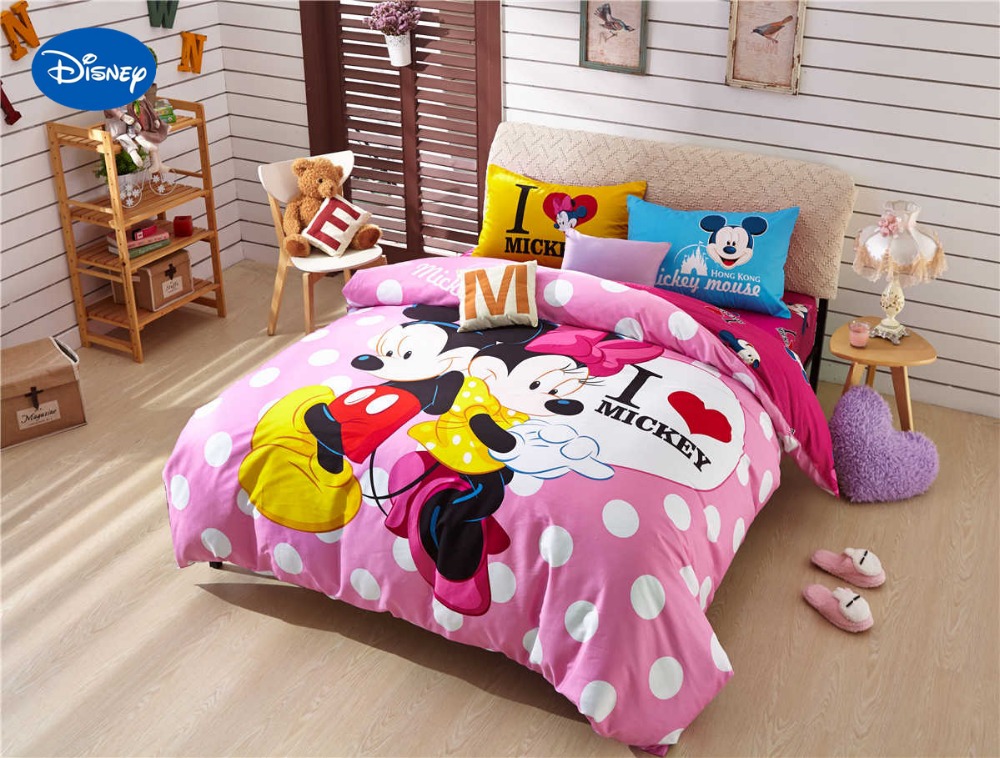 Hohe qualität groÃhandel mickey minnie maus bettwäsche aus ...