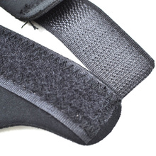 1 piece Neoprene Fabric Adjustable Black Anti Snore Chin Strap Stop Snore Belt Apnea Jaw Support