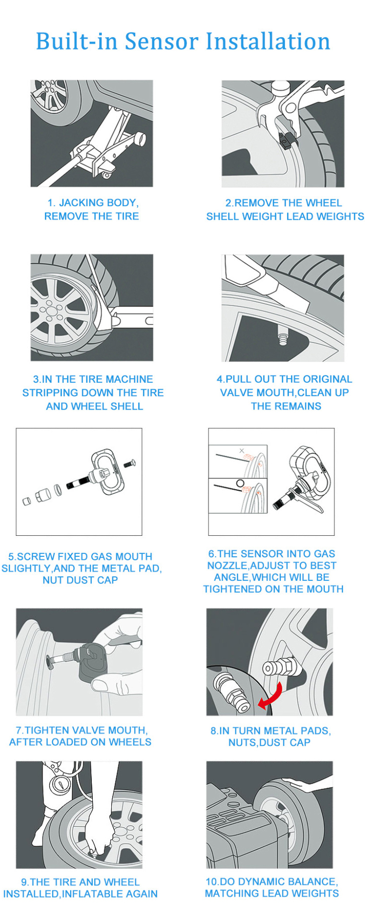 CAREUD TPMS U903 Tyre Pressure Monitor