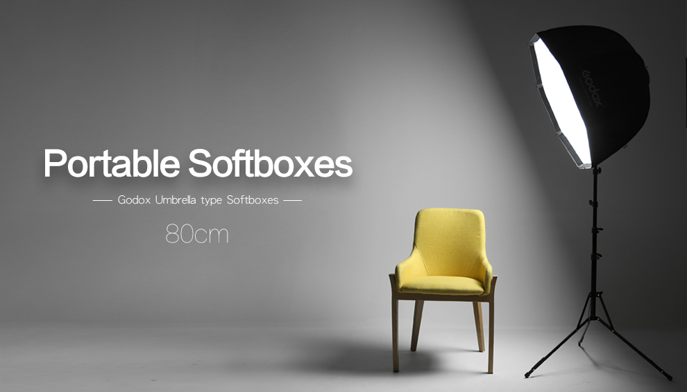 Description Picture 2 of itemGodox 80cm 31.5in Portable Octagon Softbox Flash Speedlight Speedlite Umbrella Softbox Brolly Reflector (Softbox Only)