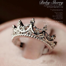 South Korea Crown Ring imported palace restoring ancient ways the queen s temperament Woodwork anillos tail