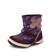 UOVO 2016 Floral Autumn Winter Little Girls Boots Splash proof Kids Boots Ankle Shoes For Girls Baby Children Shoes