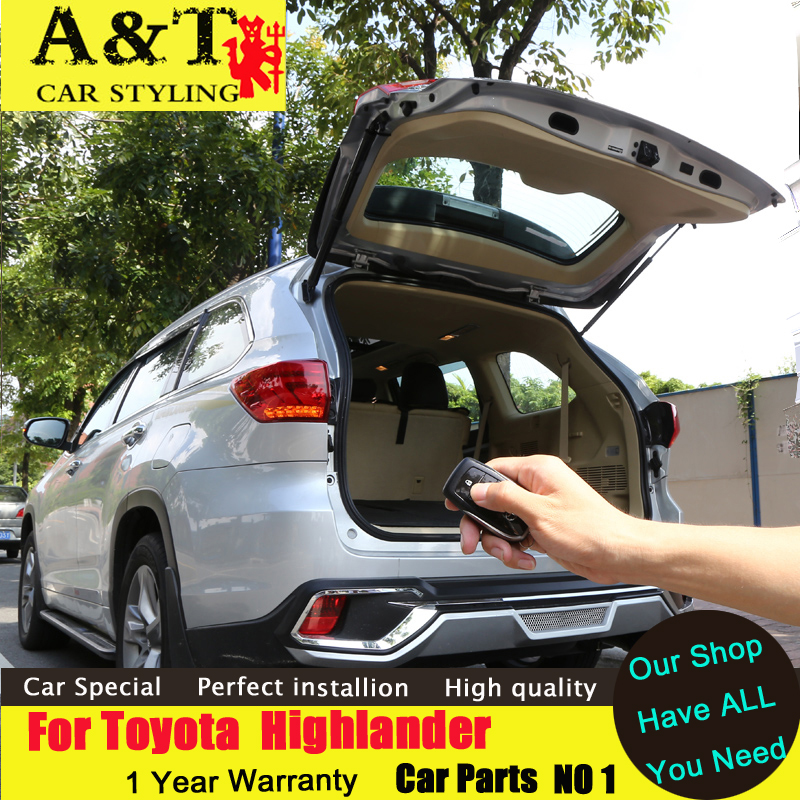car styling For Toyota Highlander power tailgate new Highlander special modified car trunk electric tailgate Automatic trunk