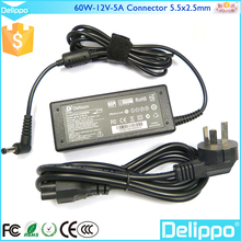 Delippo 12V 5A switching power charger For Greatwall Z2588 touch Z2288 Z2088 L2281 replace Led monitor