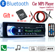 Радио стерео Bluetooth телефон AUX-IN fm-usb 1 дин дистанционного управления для Iphone 12 V автомагнитолы авто 2014 продажа нового