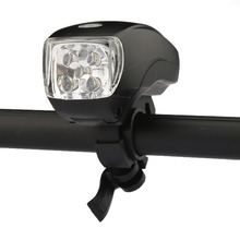 Cheaper And Practical 5 LED Bicycle Headlight Generator Power Beam Flashlight Safety Warning Lamp Bike Light Bicicleta