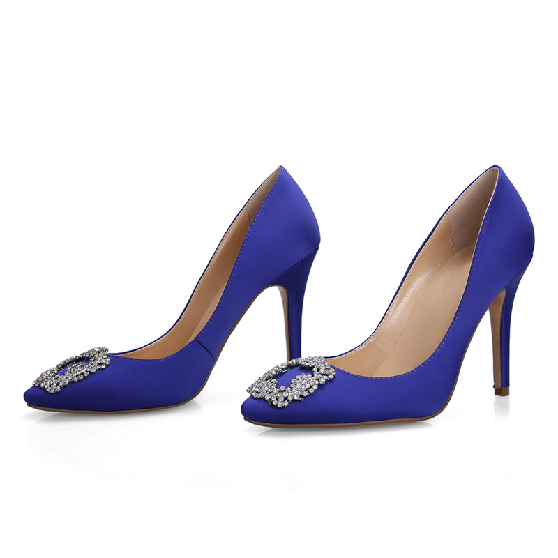 Compare Prices on Blue Silk Heels- Online Shopping/Buy Low Price ...