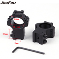 JouFou 2pcs pcs Hunting Gun Accessories Rifle Scope Mounts Optical Sight Bracket High 21mm Picatinny Weaver