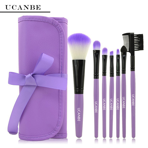 4 Color UCANBE Brand New Fashion Professional 7 pcs Makeup Brush Set tools HOT Make up