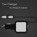 Brand New Car Charger for iPhone 7 Plus 2 USB Charging Cable for iPhone 6 6S