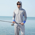New men women Brand fishing clothing sun protection clothing long sleeved hooded fishing shirt breathable wicking