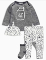 Baby Boy Fashion Style 3pcs Coat Hat Pants Baby boy Clothes 2016 New Character Clothing Set