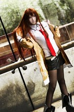 Steins Gate Makise Kurisu cosplay costume Custom made