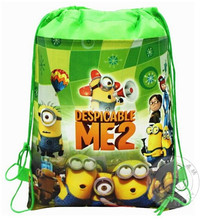 Bag Non woven kids School Bags 1pcs Backpack child Character String cute bags