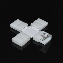  1 Pcs LED Strip Weldless Connectors 3528 8mm 5050 10mm T L X Shape Adapters