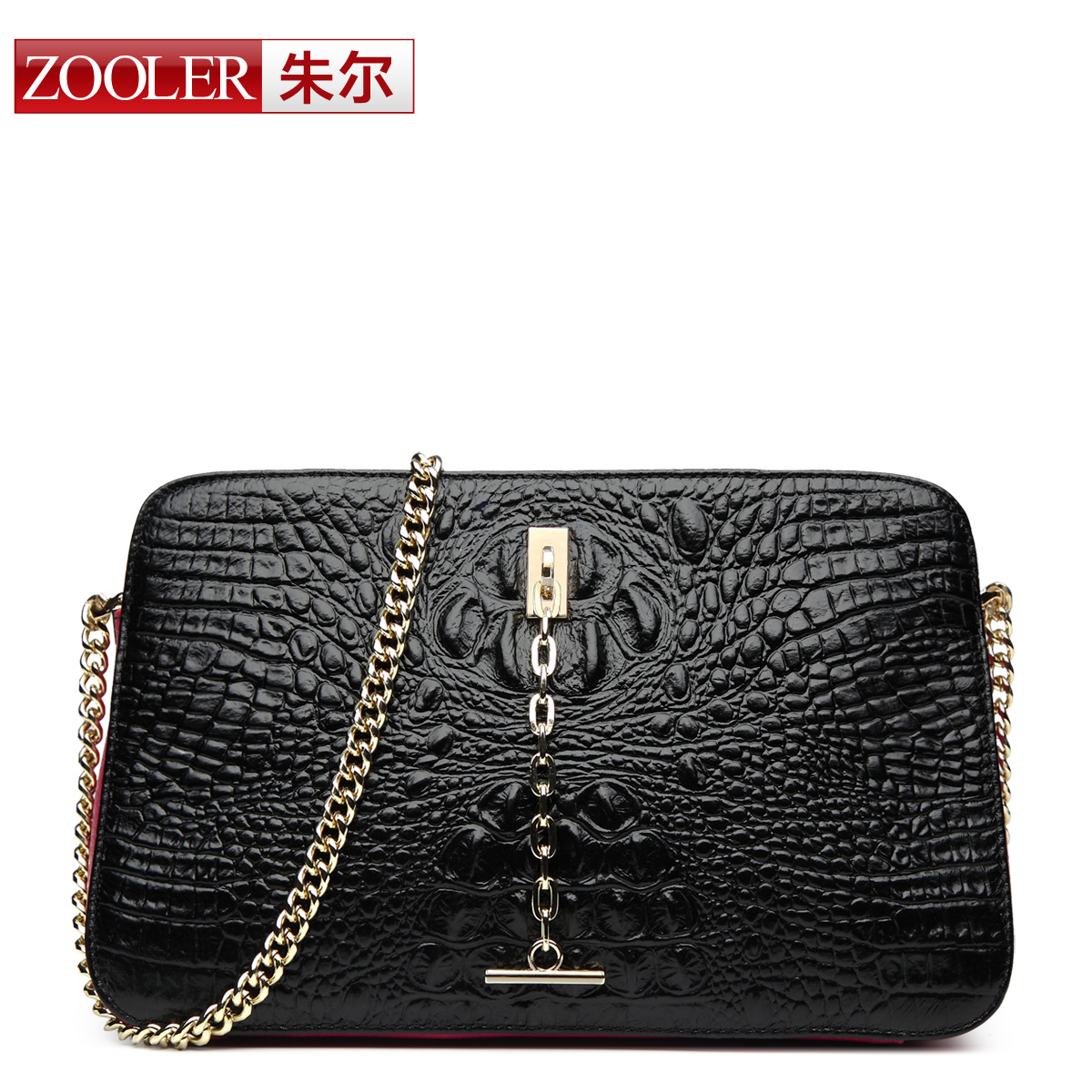 For Crocodile bag 2014 autumn and winter bags fashion cowhide women's handbag chain bag small bag women's
