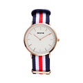 Mens Watches Top Brand Luxury SKONE Fashion Casual Nylon Leather Strap Quartz Watch Men Waterproof Wristwatches