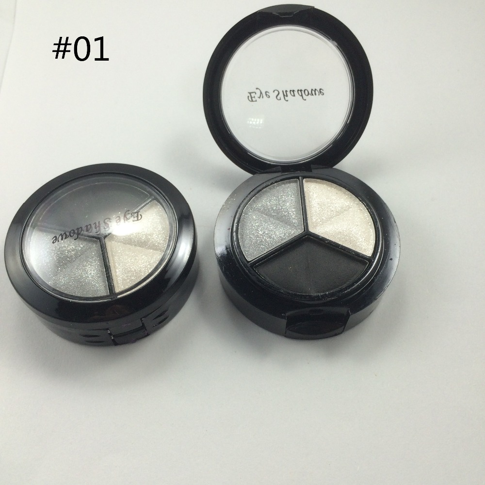 Smoky font b cosmetic b font set 3 colors professional natural matte eyeshadow font b makeup