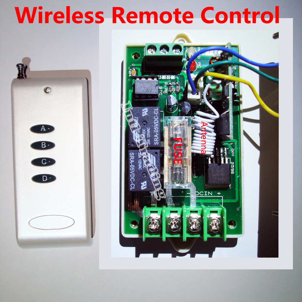 12 volt dc motor with remote control