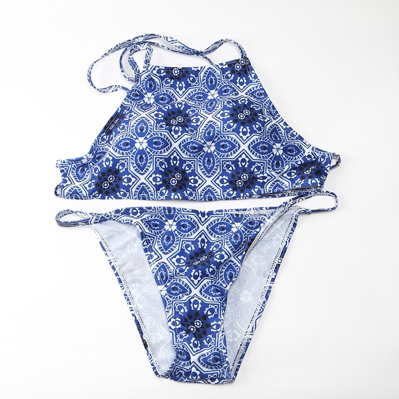 2015-Beach-Riot-Sexy-Blue-Tie-Dye-bikini-Print-Women-High-Neck-Halter-Crop-Top-Brazilian (3)
