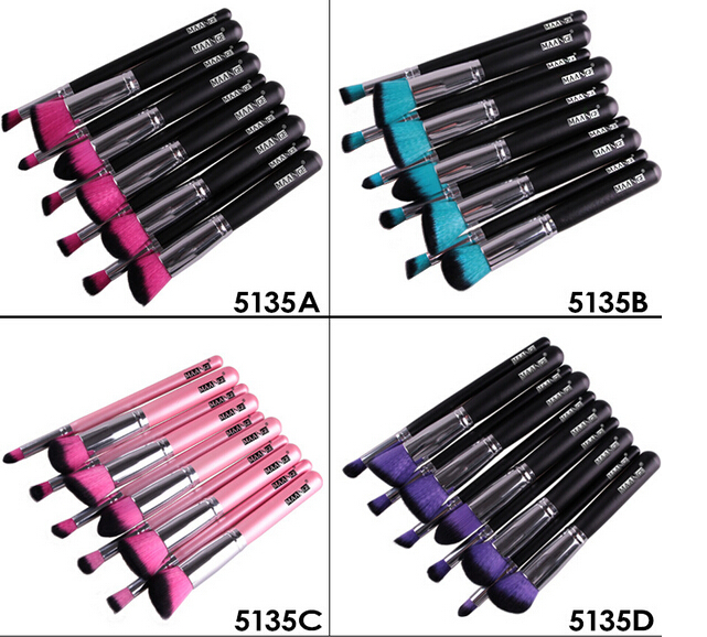 Free shipping 10 pcs Soft Synthetic Hair make up tools kit Cosmetic Beauty Makeup Brush Makeup