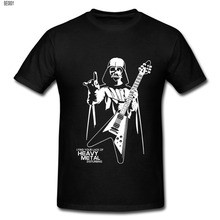 Men Darth Vader Heavy Metal Designer Funny T Shirts Short Sleeve Tee Shirts Creative Star Wars t-shirts Cotton S-XXL Shirt