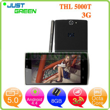 Original THL 5000T 5 inch Dual SIM 3G WCDMA Smartphone MTK6592M Octa Core 1GB RAM 8GB