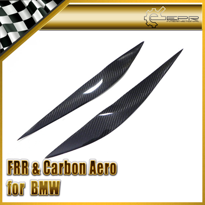 Фотография Car Styling Carbon Fiber Headlight Eyebrow Eyelid For BMW F30