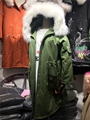 Large Fur Collar Lambswool Liner Thick Parkas Slim Waist Medium long Women Winter Wadded Jacket Female