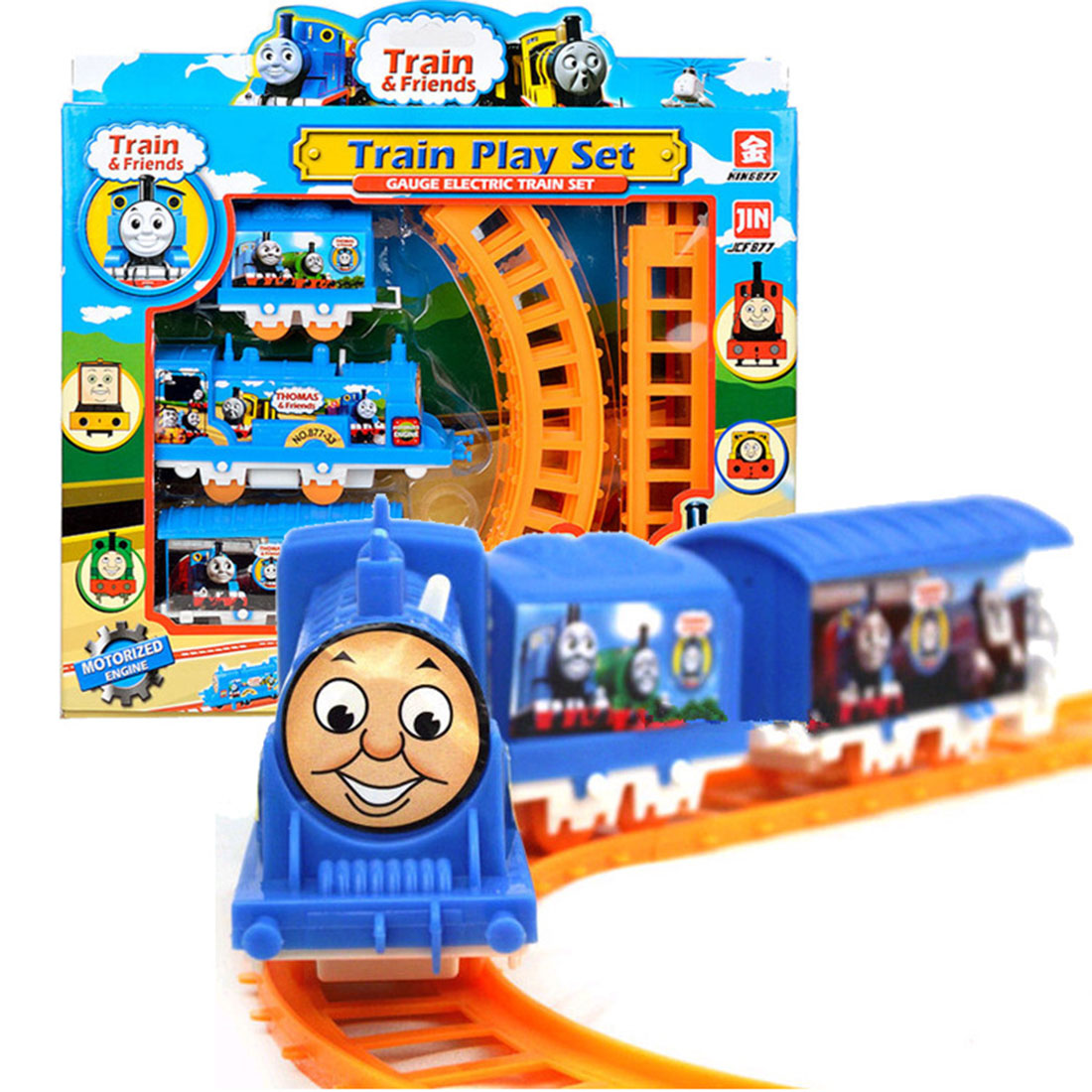Plastic Thomas Electric Train Tracks Play Set Educational