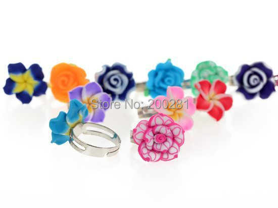 Polymer clay wedding rings