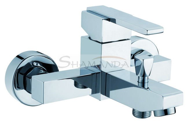Free Shipping Promotions Batutub Faucet In-Wall Bathroom Luxury Mixing Tap Chrome High-grade 1104 [5 years warranty]
