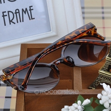 Free shipping Vintage Retro Cat Eye Round Sunglasses Fashion Stylish Semi Rim Eyewear Eyeglasses MPJ093 A1