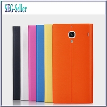 High Quality Simple Style Xiaomi Red Rice Flip Case for Hongmi Redmi Case MIUI Millet Phone