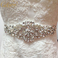 Free Shipping Hot Sale Crystal Bridal Sahes For Dresses Beaded Waist Belt