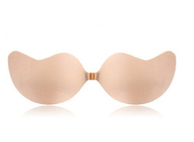 women summer style silicone strapless push up bra sexy bralette self adhesive front closure strapless bra