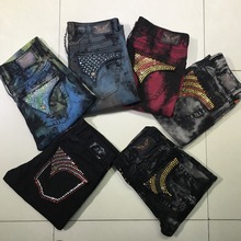 2016 new arrival hot mens designer jeans men robin jeans famous brand robin jeans denim with wings american flag jeans plus size