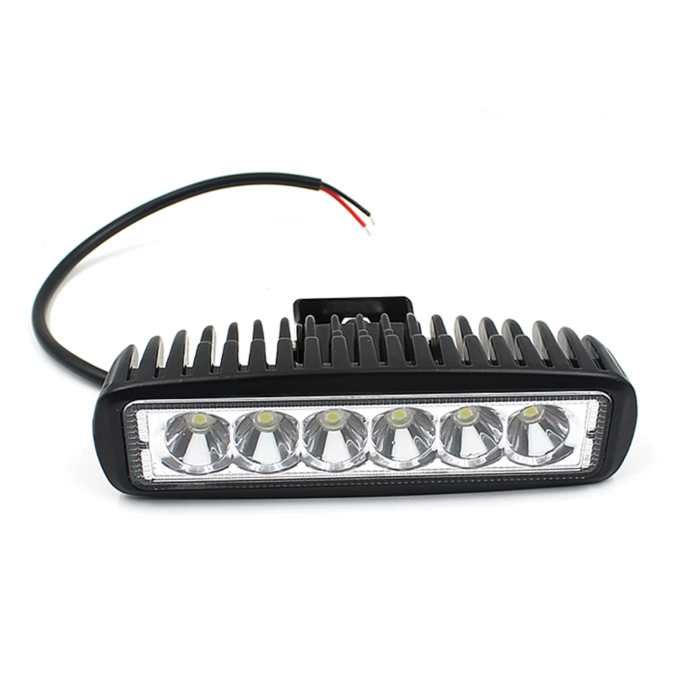10V-30V 18W Car Motorcycle E-bike LED Headlight Roof Lamp Car Light Accessories (Floodlight)