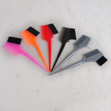 Professional Plastic Hair Dye Coloring Brush Comb High Quality Barber Salon Tint Hairdressing Styling Tools Muti Color