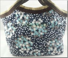 30pcs/lot Printed Linen MakeUp bag/Coin Purse