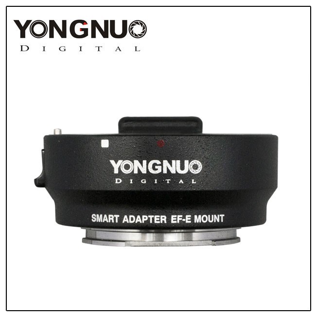YONGNUO EF-E Smart Adapter Auto-focus Mount Lens Adapter EF-NEX Adapter Ring for Canon EF to Sony NEX E Mount Camera