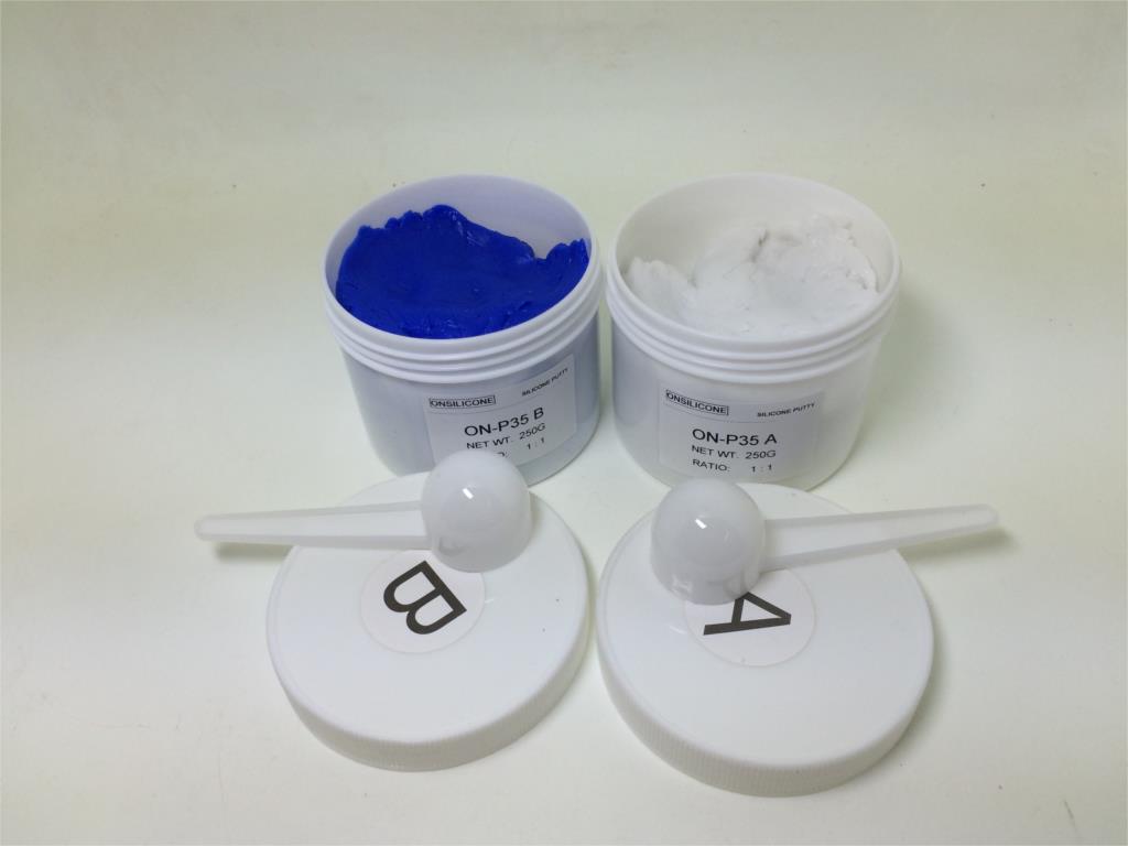 ON P35 food grade silicone rubber putty casting time 5mins Hardness 35A