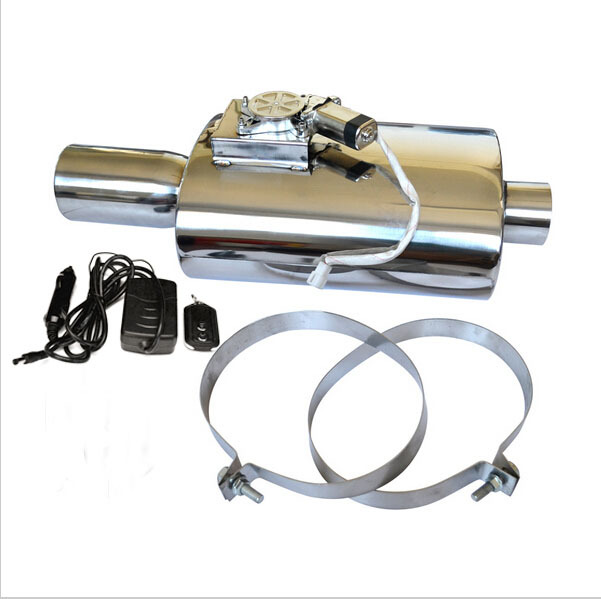 HighPerformanceStainlessSteelelectroniccutoutmufflerwithRemote