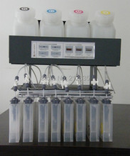 Double 4 color bulk ink system for Mimaki JV33 JV5 JV3 printer(4tanks+8 cartridges)