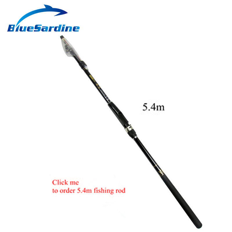 Quality 5.4m Telescopic fishing rod carbon fiber 540 Quality Spinning Rods