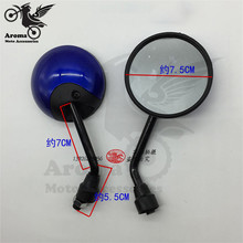 10mm motorcycle rearview mirror for yamaha moto honda side mirrors suzuki parts kawasaki Harley-Davidson Ducati KTM Accessories