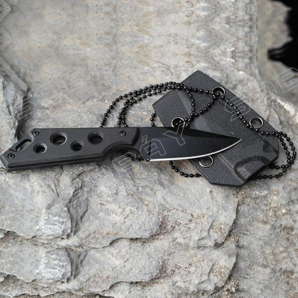 Outdoor Hunting Knife Delta Necklace Knife Small Straight Knife 